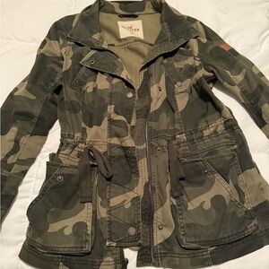 Hollister Camouflage Utility Jacket